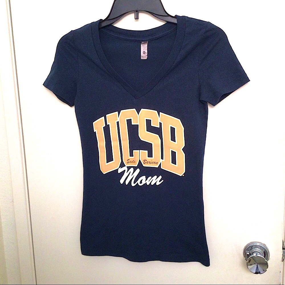 Vintage UCSB Mom V-Neck Tee